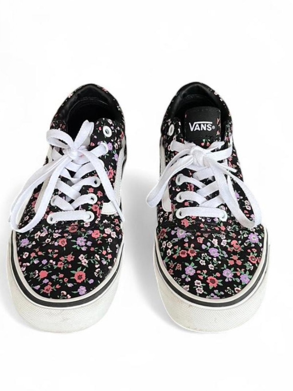 Vans Ward Floral Low Top Sneakers Size 9 - Picture 4 of 9
